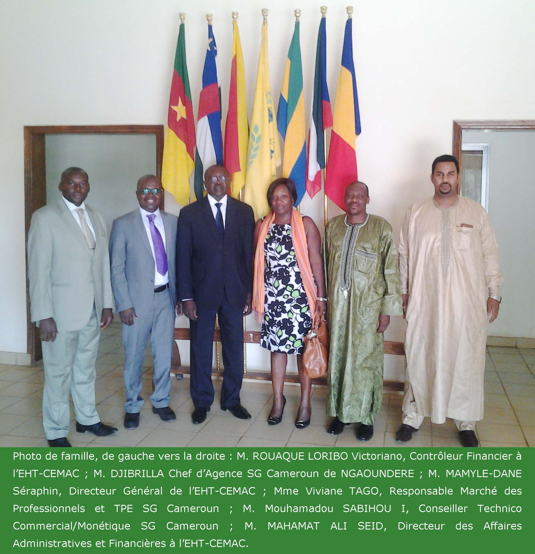 Photo Famille avec SG Cameroun